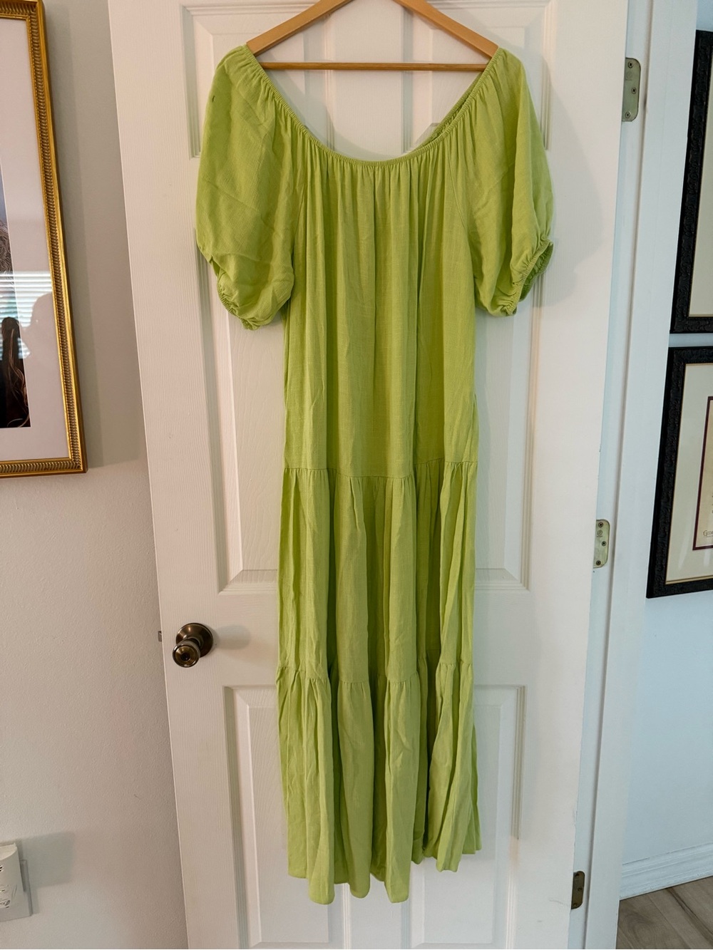 Lisa Says Gah Joni Maxi Dress, Lime Green